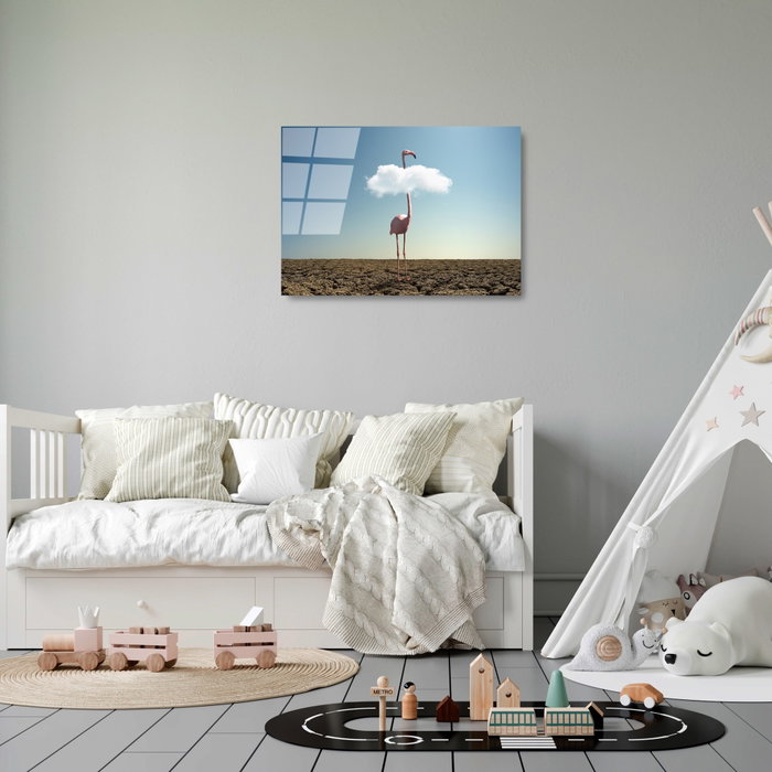 Wallity Cuadro Decorativo de Vidrio Templado UV-464 50 x 70 cm Multicolor
